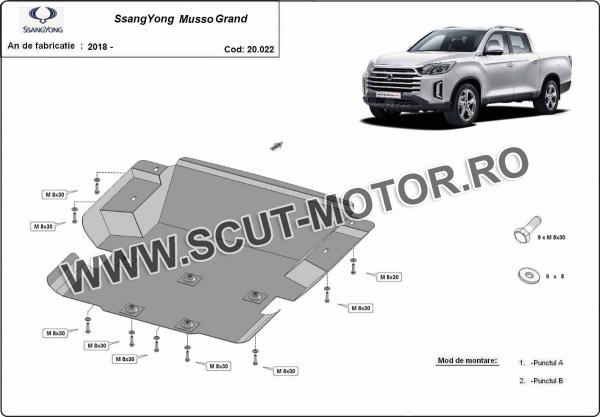 Scut motor Ssangyong Musso Grand  3