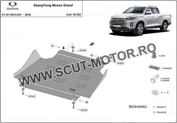 Scut cutie de viteză Ssangyong Musso Grand  3
