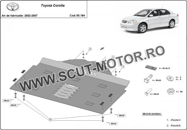 Scut antifurt catalizator pentru Toyota Corolla 3