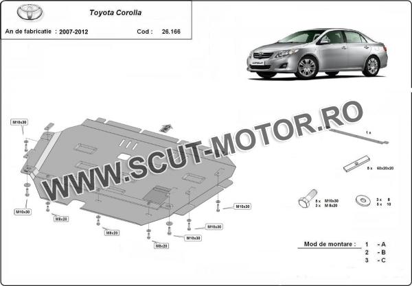 Scut motor Toyota Corolla 3