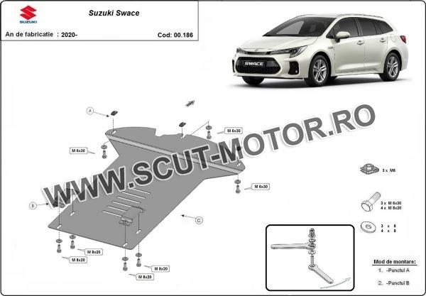 Scut antifurt catalizator pentru Suzuki Swace 3