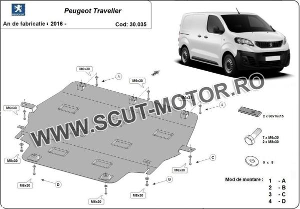 Scut motor Peugeot Traveller 3