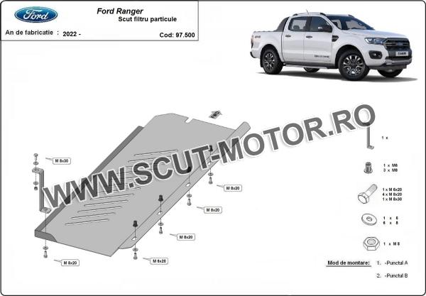 Scut filtru particule Ford Ranger 1