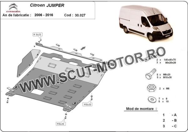Scut motor Citroen Jumper 3