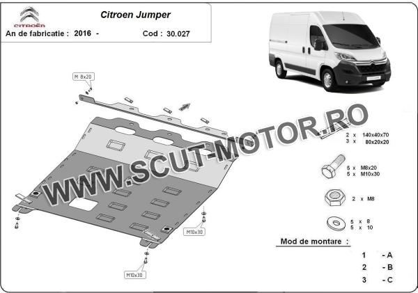 Scut motor Citroen Jumper 3