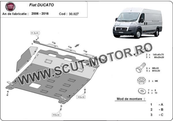 Scut motor Fiat Ducato 3