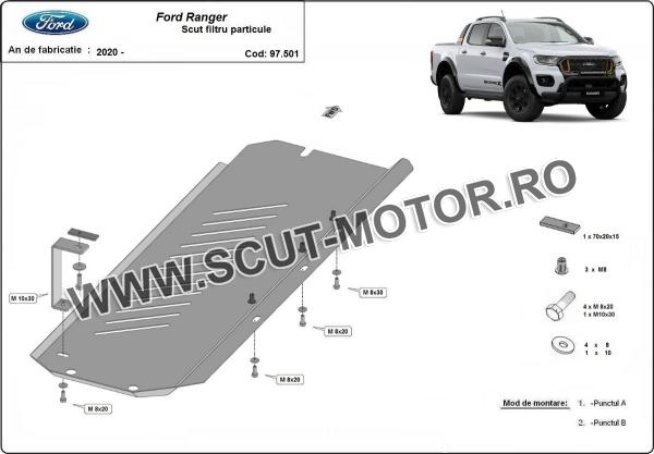 Scut filtru particule Ford Ranger 3