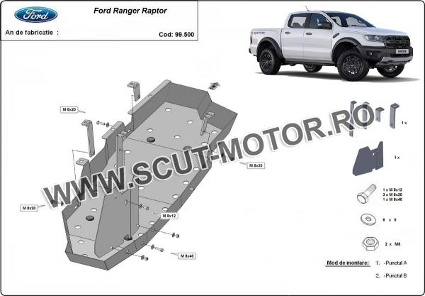 Scut rezervor Ford Ranger Raptor 3