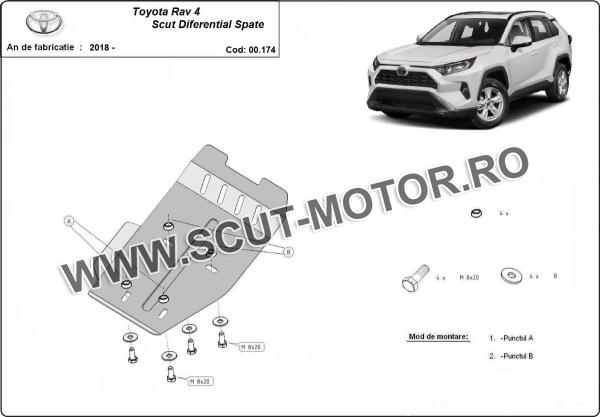 Scut diferențial spate Toyota RAV 4 3