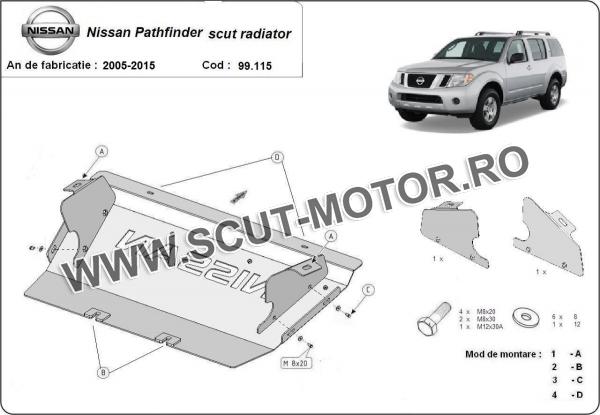 Scut radiator Nissan Pathfinder  3