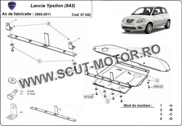 Scut motor Lancia Ypsilon (843) 3