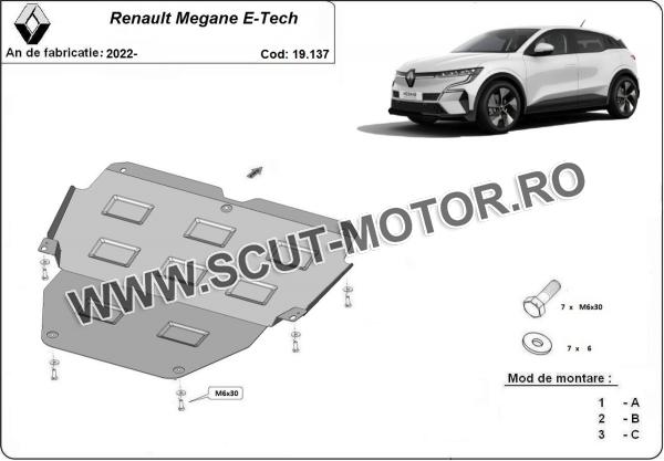 Scut motor Renault Megane E-Tech 3