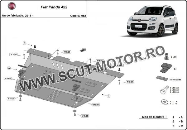 Scut motor Fiat Panda 4x2 3