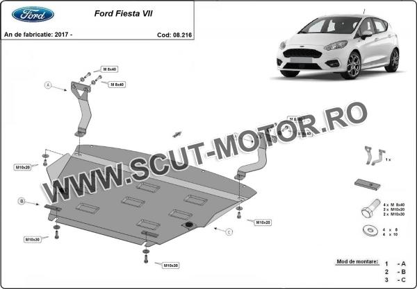 Scut motor Ford Fiesta VII 3