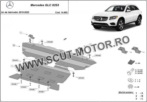 Scut motor Mercedes GLC X253 3