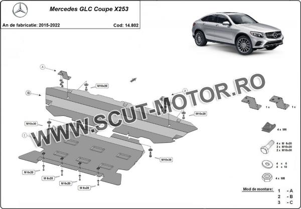 Scut motor Mercedes GLC Coupe X253 3