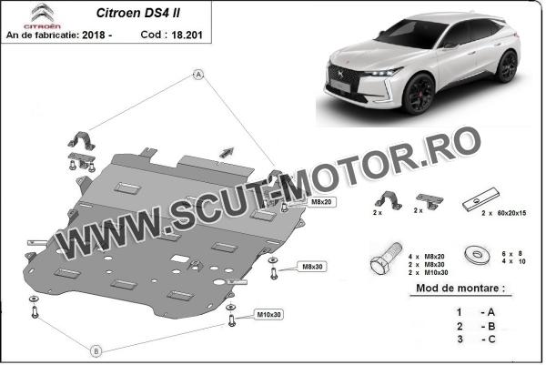 Scut motor Citroen DS4 II 3