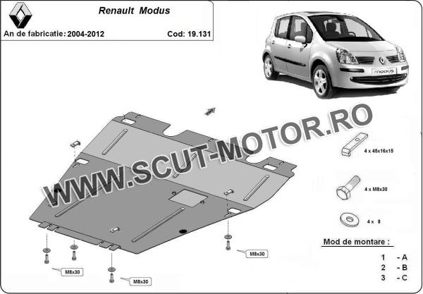 Scut motor Renault Modus 3