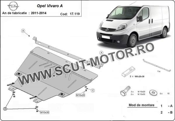 Scut motor Opel Vivaro (2011-2014) 3