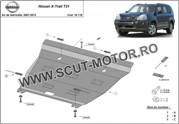 Scut motor Nissan X-Trail T31 - model 2 3
