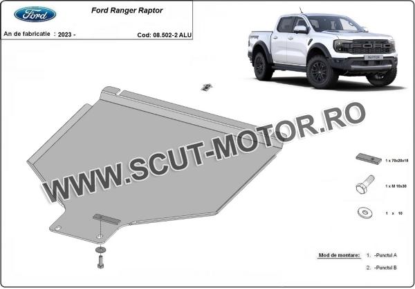 Scut cutie de viteza Ford Ranger Raptor  - Aluminium 3