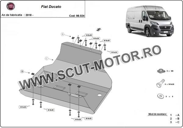 Scut rezervor Fiat Ducato 3