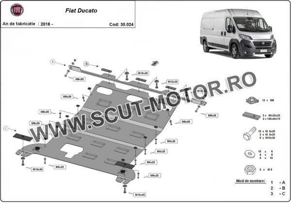 Scut motor Fiat Ducato 3