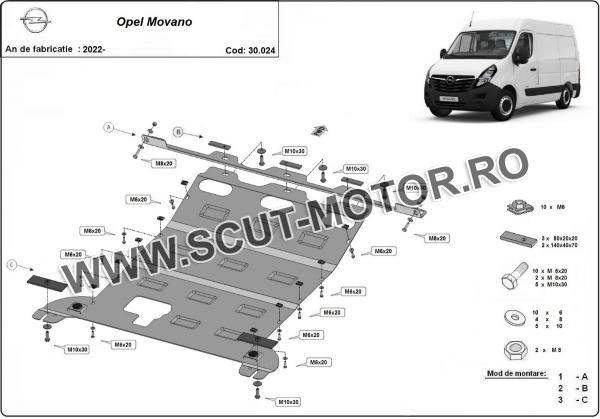 Scut motor Opel Movano 3