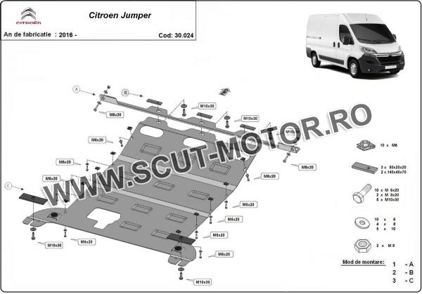 Scut motor Citroen Jumper 3