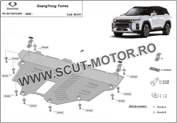Scut motor Ssangyong Torres 3