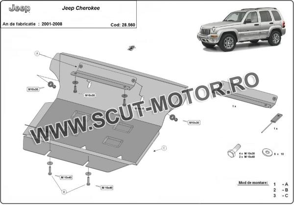 Scut motor  Jeep Cherokee - KJ 3