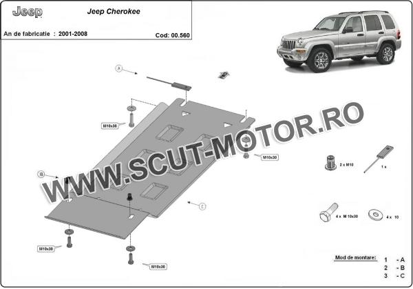 Scut cutie de viteză Jeep Cherokee - KJ 3