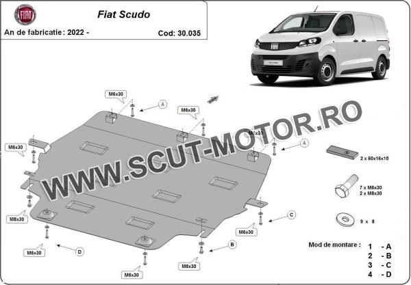 Scut motor Fiat Scudo 3