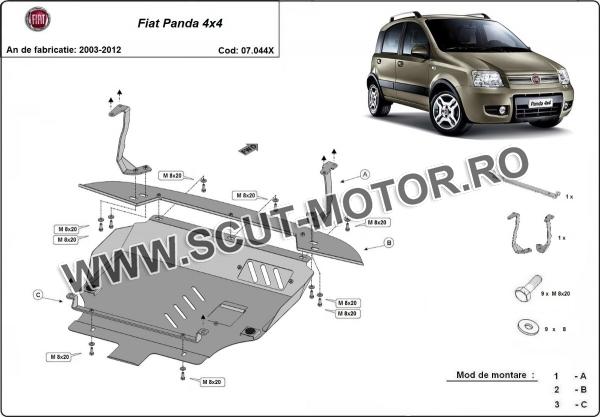 Scut motor Fiat Panda 4x4 3