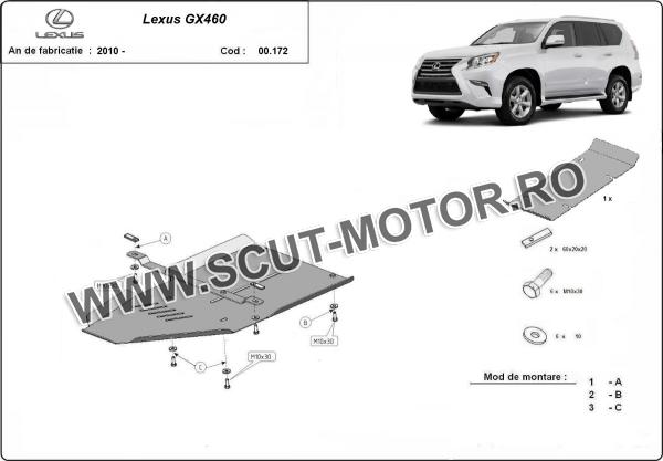Scut cutie de viteză din aluminiu Lexus GX460 3