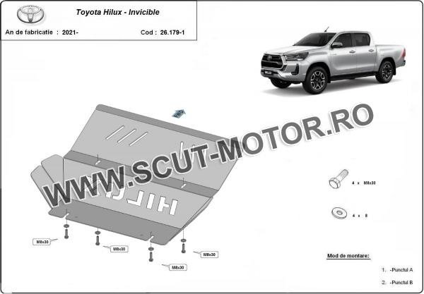 Scut radiator din aluminiu Toyota Hilux Invincible 3