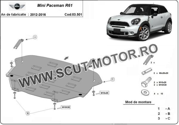 Scut motor Mini Paceman R61 3