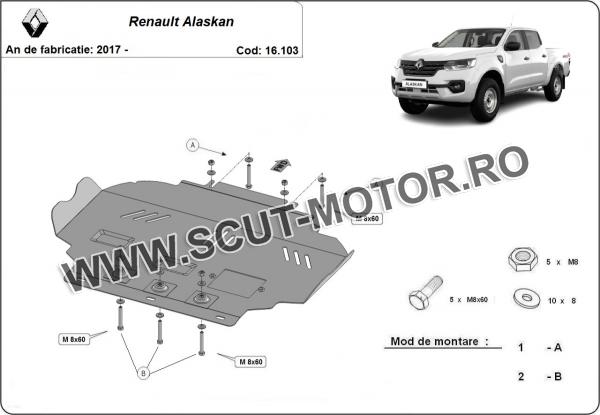 Scut motor Renault Alaskan 3