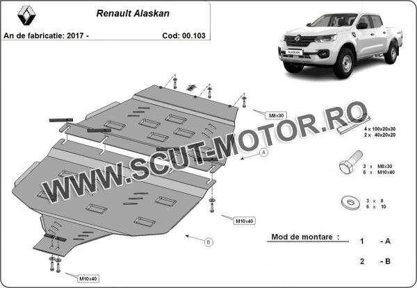 Scut cutie de viteză Renault Alaskan 3