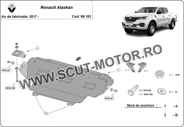 Scut radiator Renault Alaskan 3