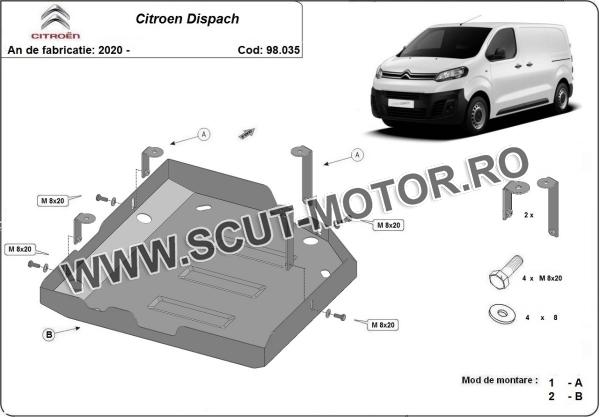 Scut rezervor AdBlue Citroen Dispatch 3