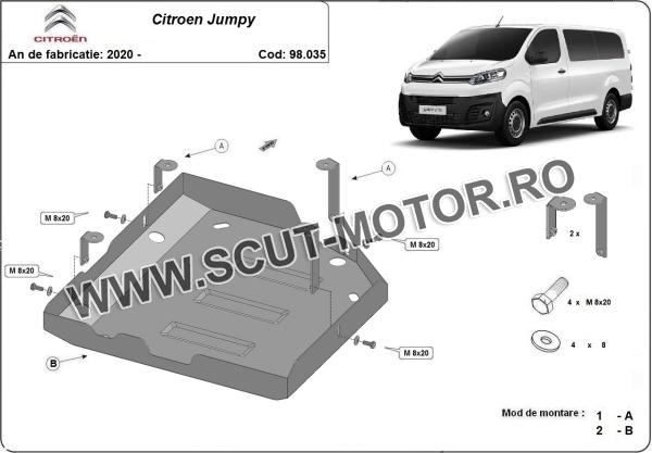 Scut rezervor AdBlue Citroen Jumpy 3