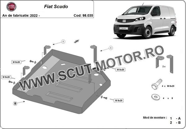 Scut rezervor AdBlue Fiat Scudo 3
