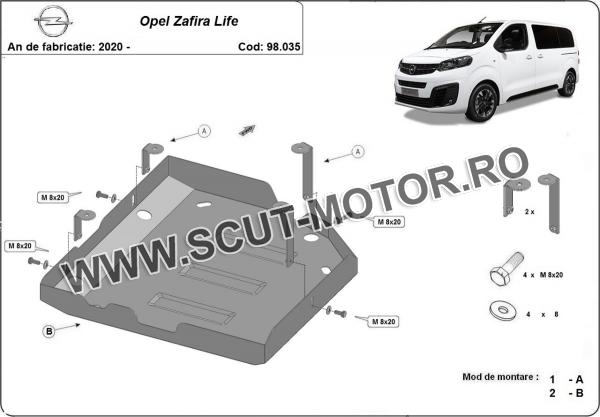 Scut rezervor AdBlue Opel Zafira Life 3
