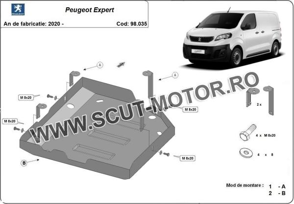Scut rezervor AdBlue Peugeot Expert 3