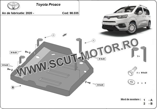 Scut rezervor AdBlue Toyota Proace 4
