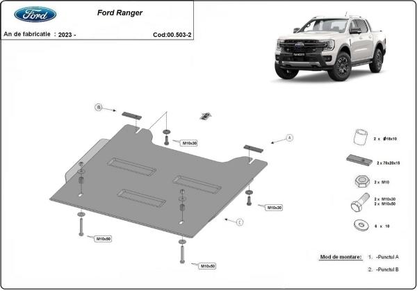 Scut reductor Ford Ranger 3