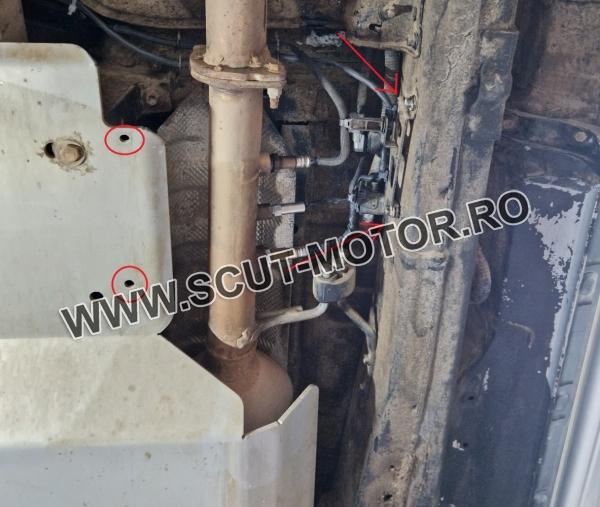 Scut din aluminiu pentru senzor filtru de particule pentru Toyota Hilux 4