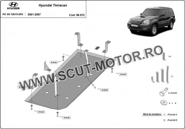 Scut rezervor Hyundai Terracan 3