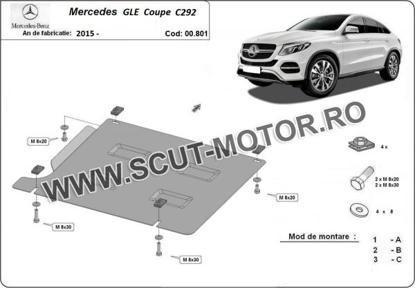 Scut cutie de viteză Mercedes GLE Coupe C292 3